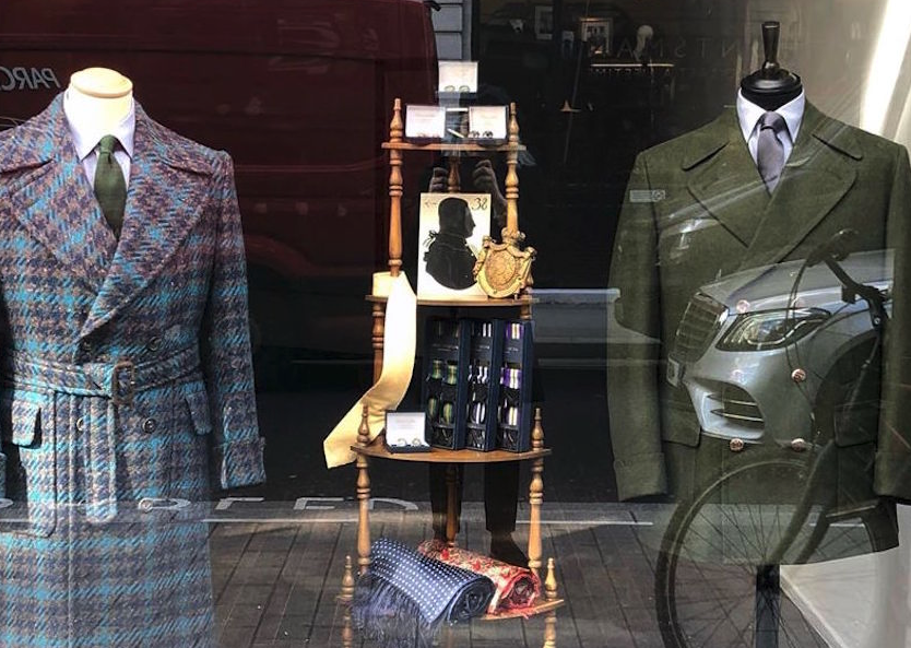 Suit shop window
