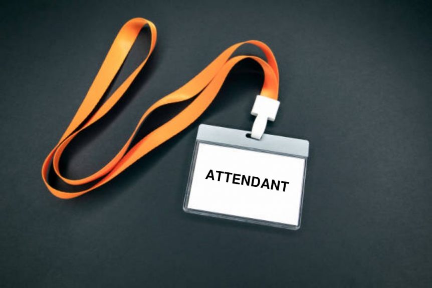 Attendant badge